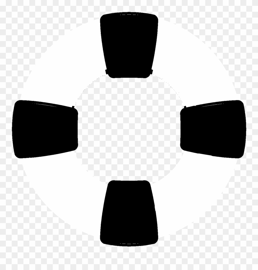 Life Preserver White Tall Clipart