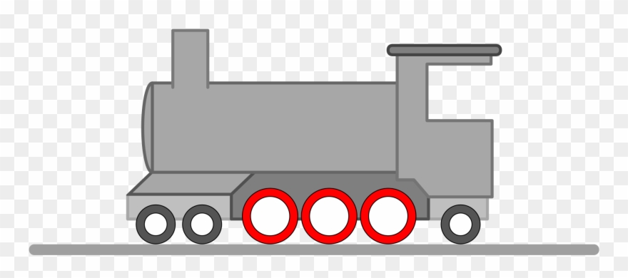 Axle Arrangement 2'c1' Steam Clipart