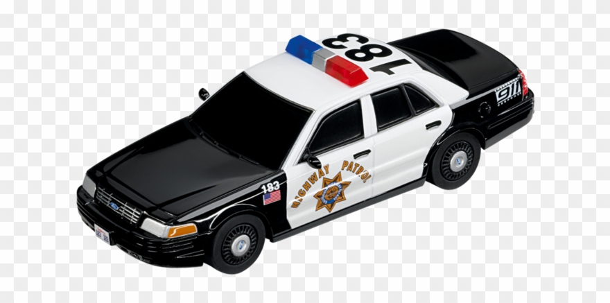 Toy Police Car 1 Clipart