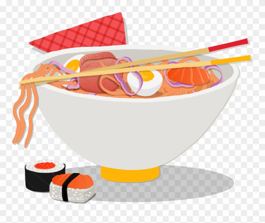 Ramen Japanese Cuisine Pasta Instant Noodle Clipart