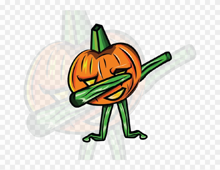 Halloween Shirt Pumpkin Dabbing Shirt Hip Hop Dab Shirt Clipart