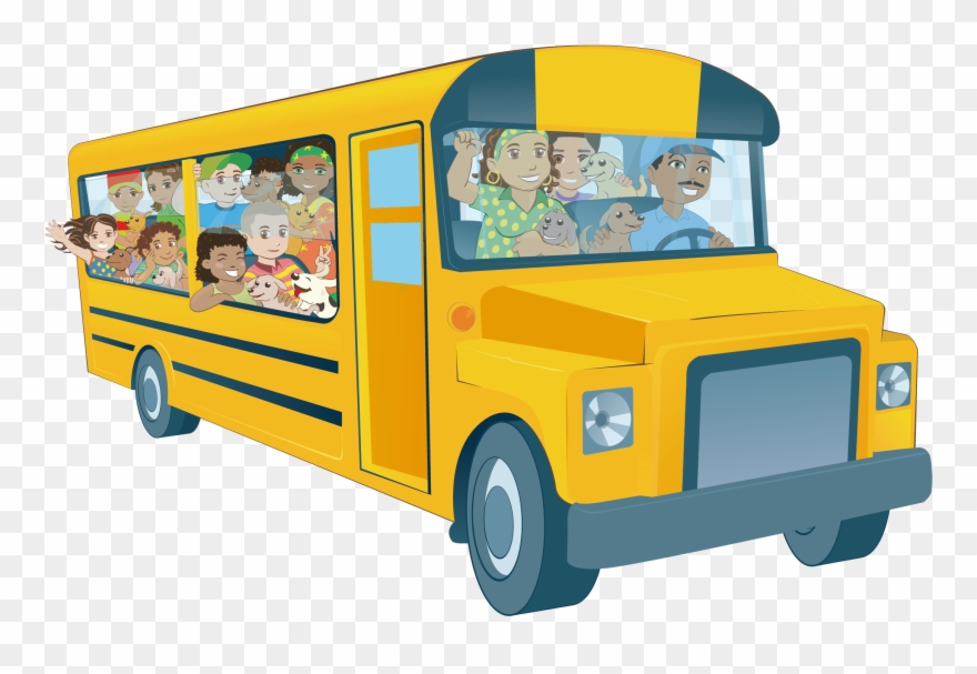 School Bus Euclidean Vector Clip Art - Png Download