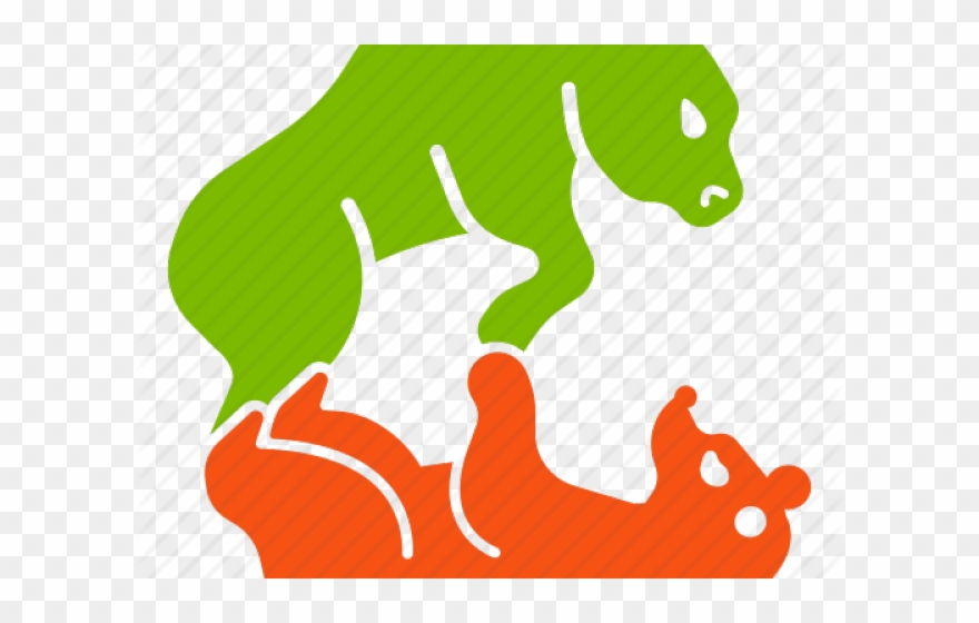 Stock Market Clipart Bull Bear Market - Png Download