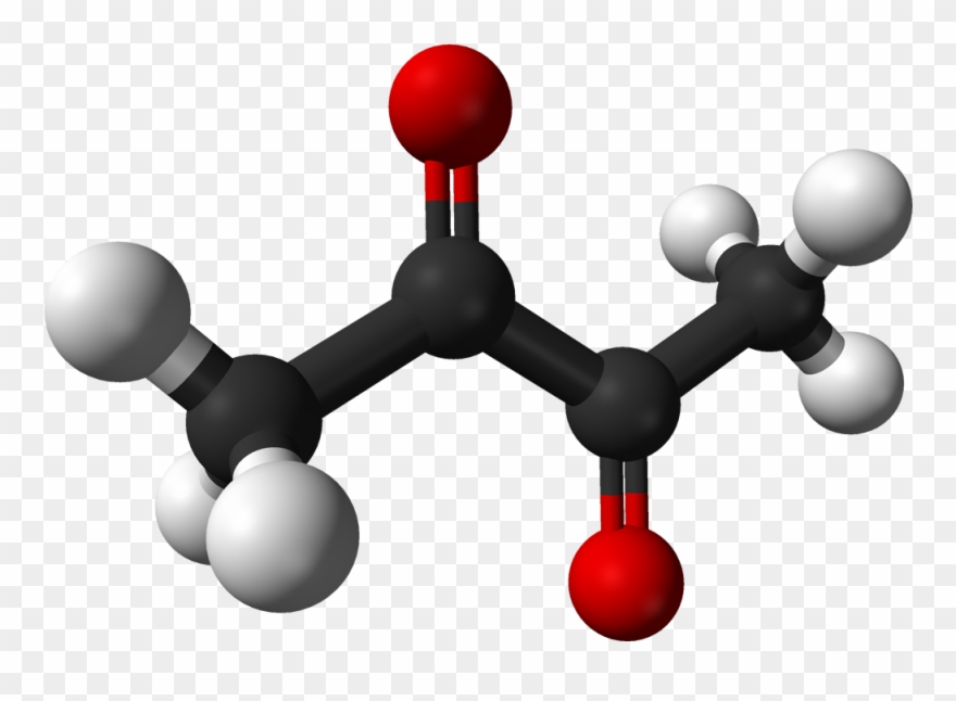 Diacetyl Senyawa Kimia Clipart