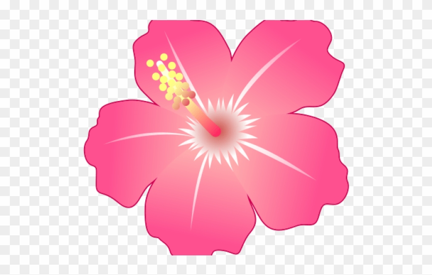 Hibiscus Clipart Emoji - Png Download
