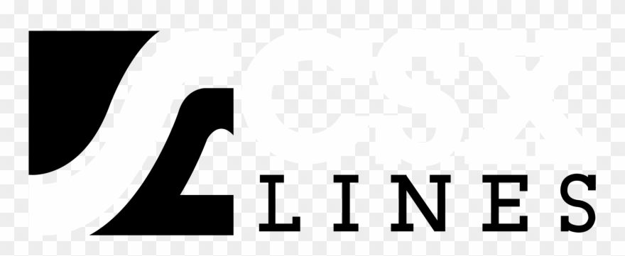 Csx Lines Logo Black And White Clipart