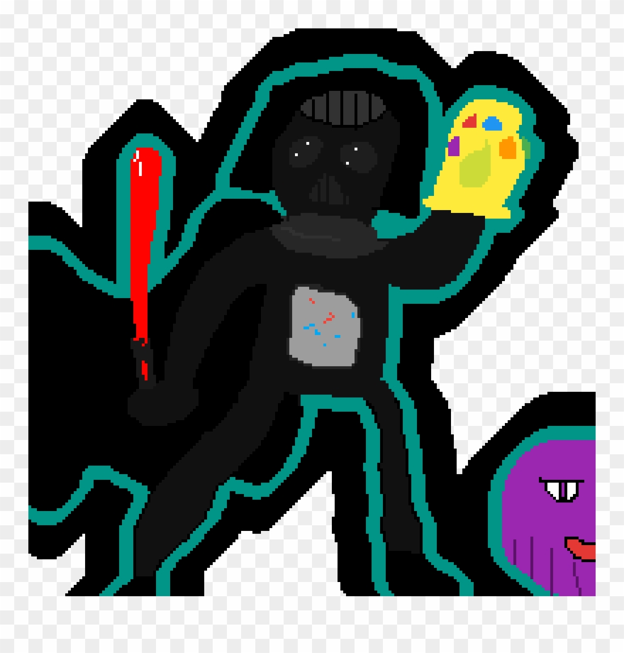 Darth Vader W/ Infinity Gaunlet Clipart