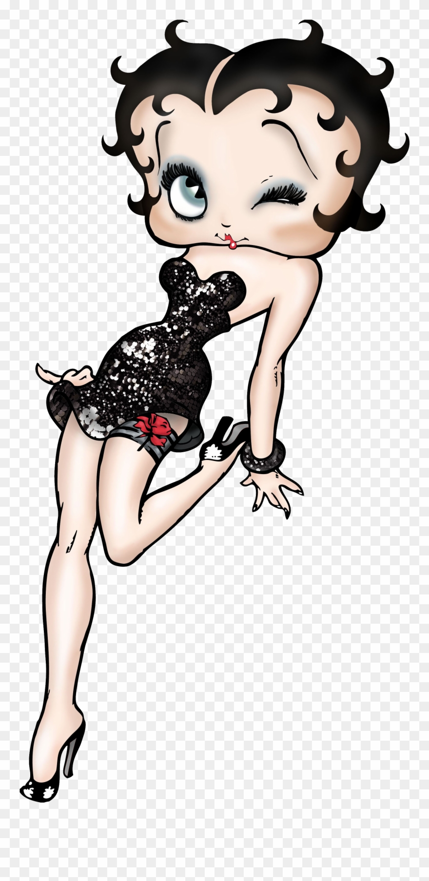 Betty Boop Lancome Paris 1 Clipart