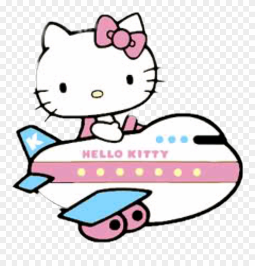 Hellokitty Avion Aeroplane Jenniferart Airplane Clipart