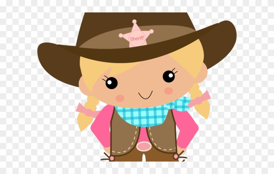 Cowgirl Clipart Western Clothes - Png Download
