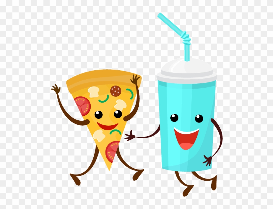 Pizza And Soda Clipart