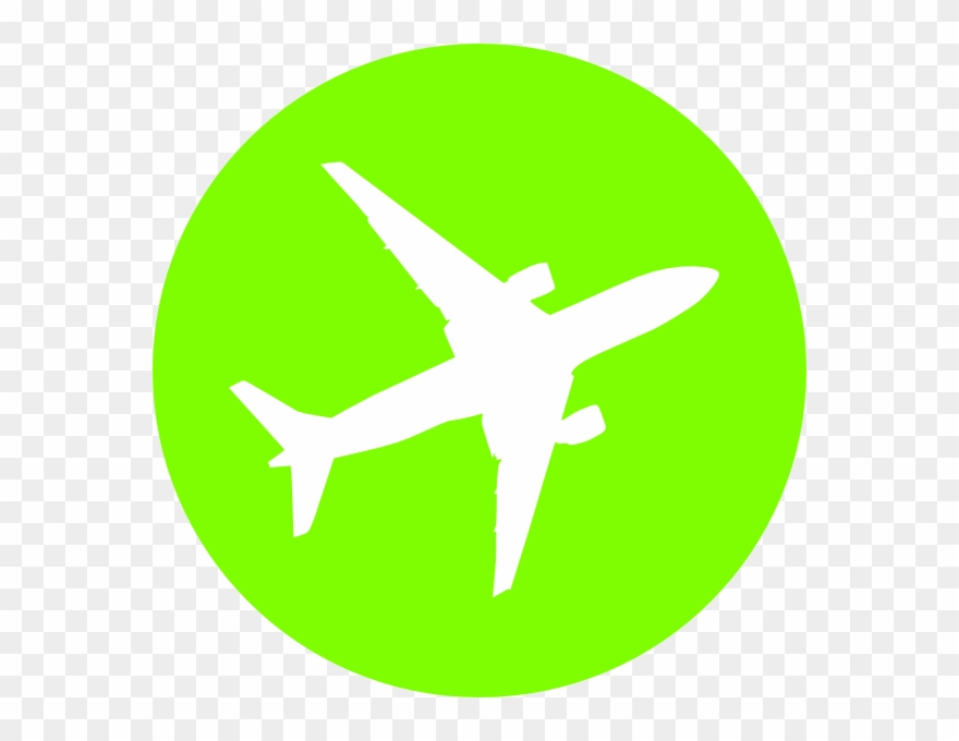 Airplane Outline Clip Art - Png Download