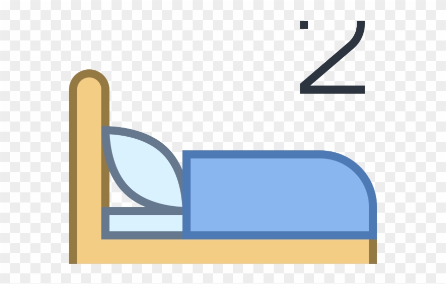 Bed Clipart Two Bed - Png Download