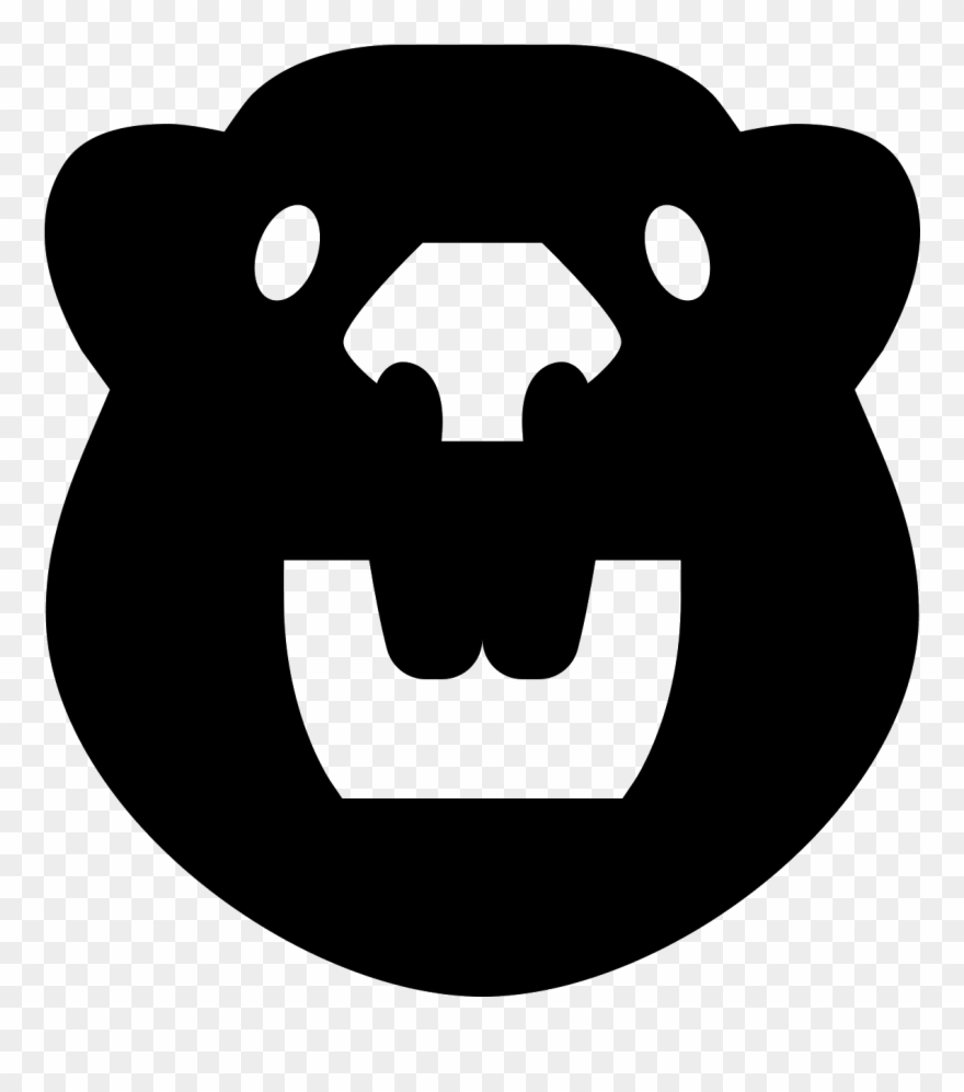 Clip Art Beaver Vector - Png Download