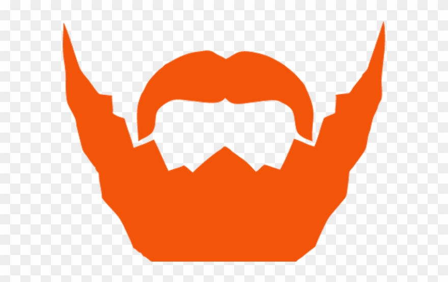 Beard Clipart Orange Beard - Png Download