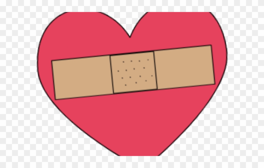 Broken Heart Clipart Bandaid Clipart - Png Download