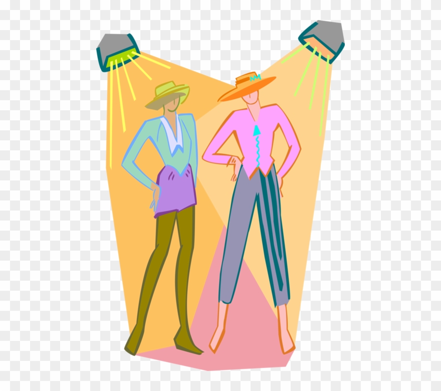 Fashion On Runway Image Clipart