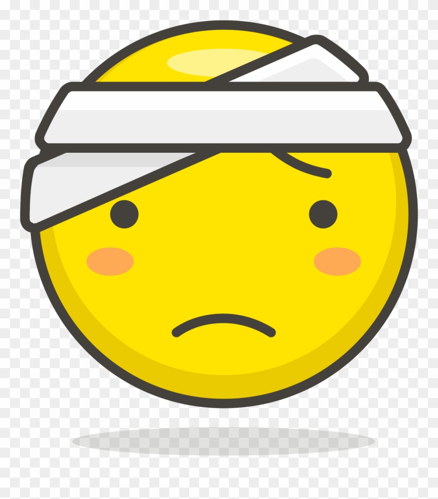 072 Face With Head Bandage Clipart