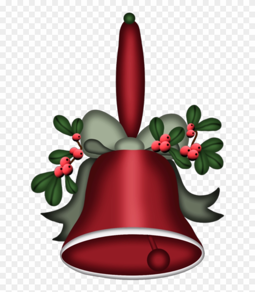 Freetoedit Bell Christmas Red Holly Leaves Freetoedit Clipart