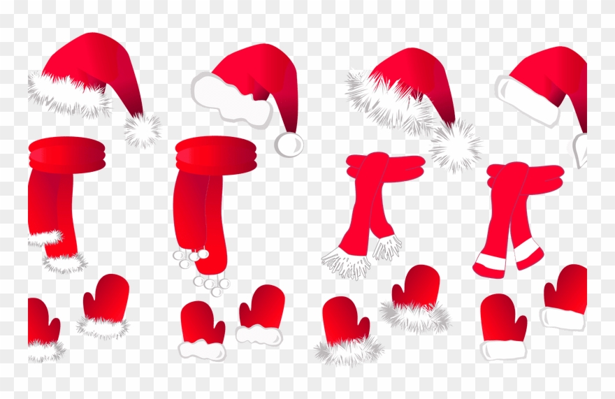 Transparent Santa Hat Christmas Clip Art - Png Download