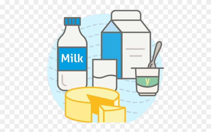 Products Clipart Milk Yogurt Cheese - Png Download