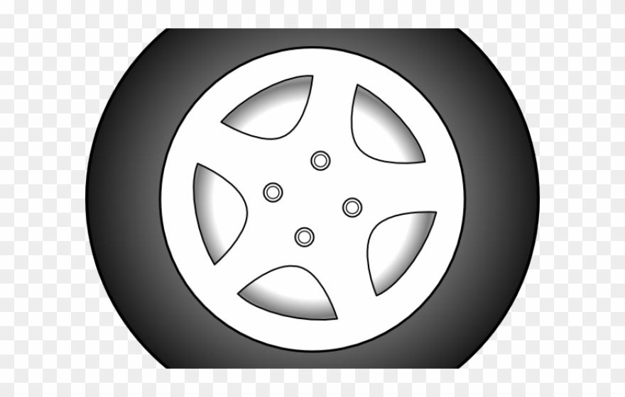 Car Wheel Clipart Jeep Tire - Png Download