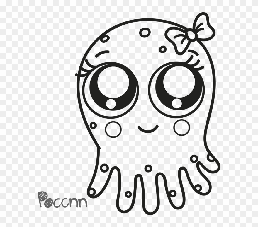 Drawn Jellyfish Pretty Clipart