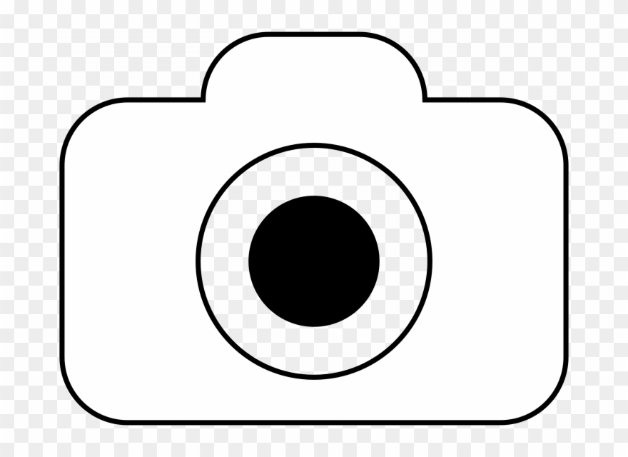 Coloring Pages For Kids Free Camera Clipart