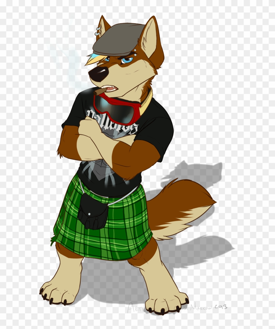 I Times With Kilt Clipart