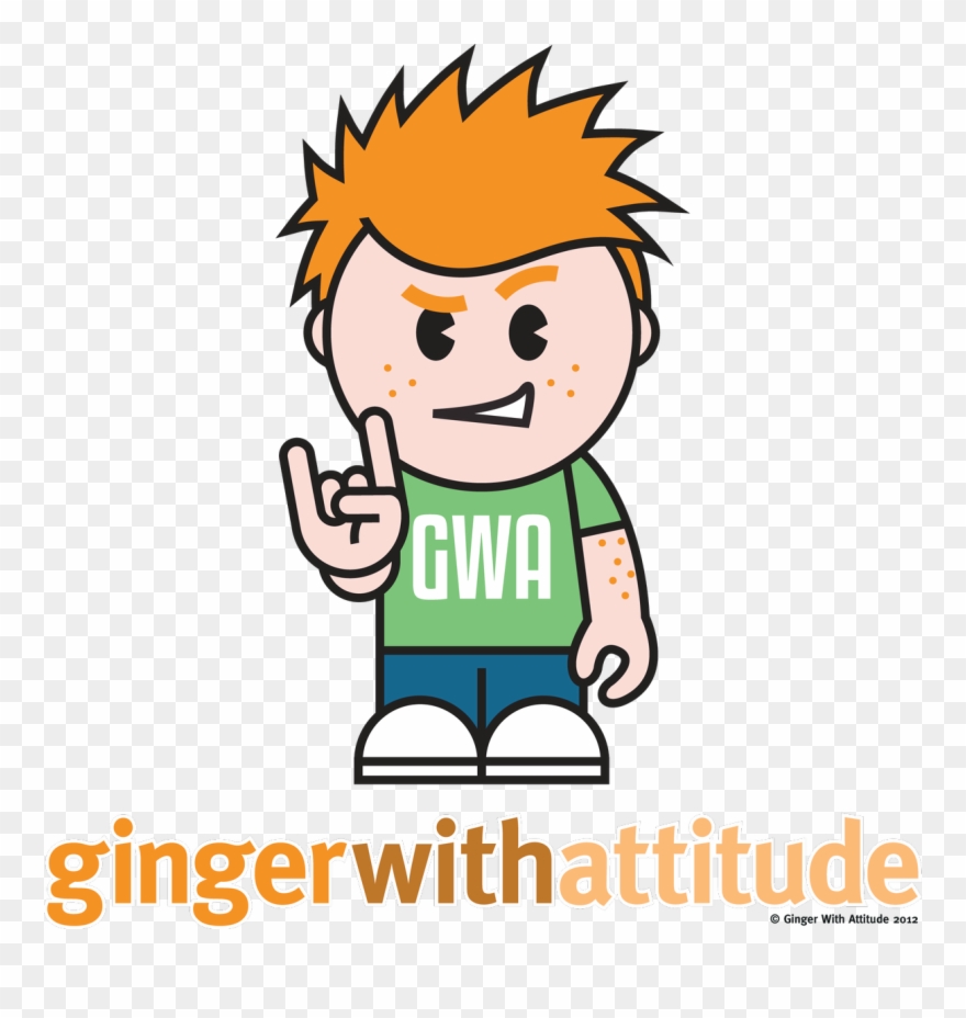 Ginger With Attitude On Twitter Clipart
