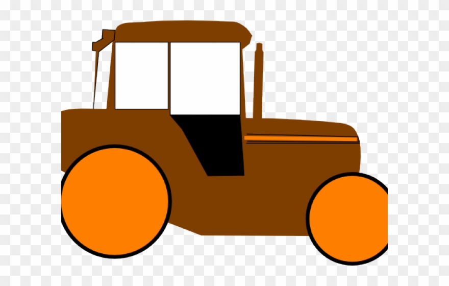 Tractor Clipart Construction - Png Download