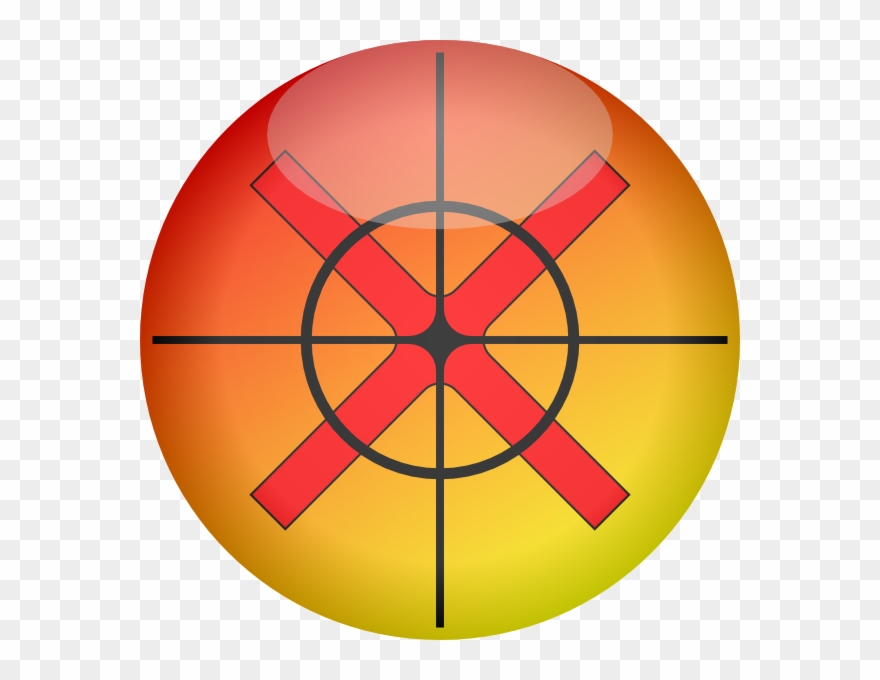 Glossy Target Button Svg Clip Arts 600 X 600 Px - Png Download