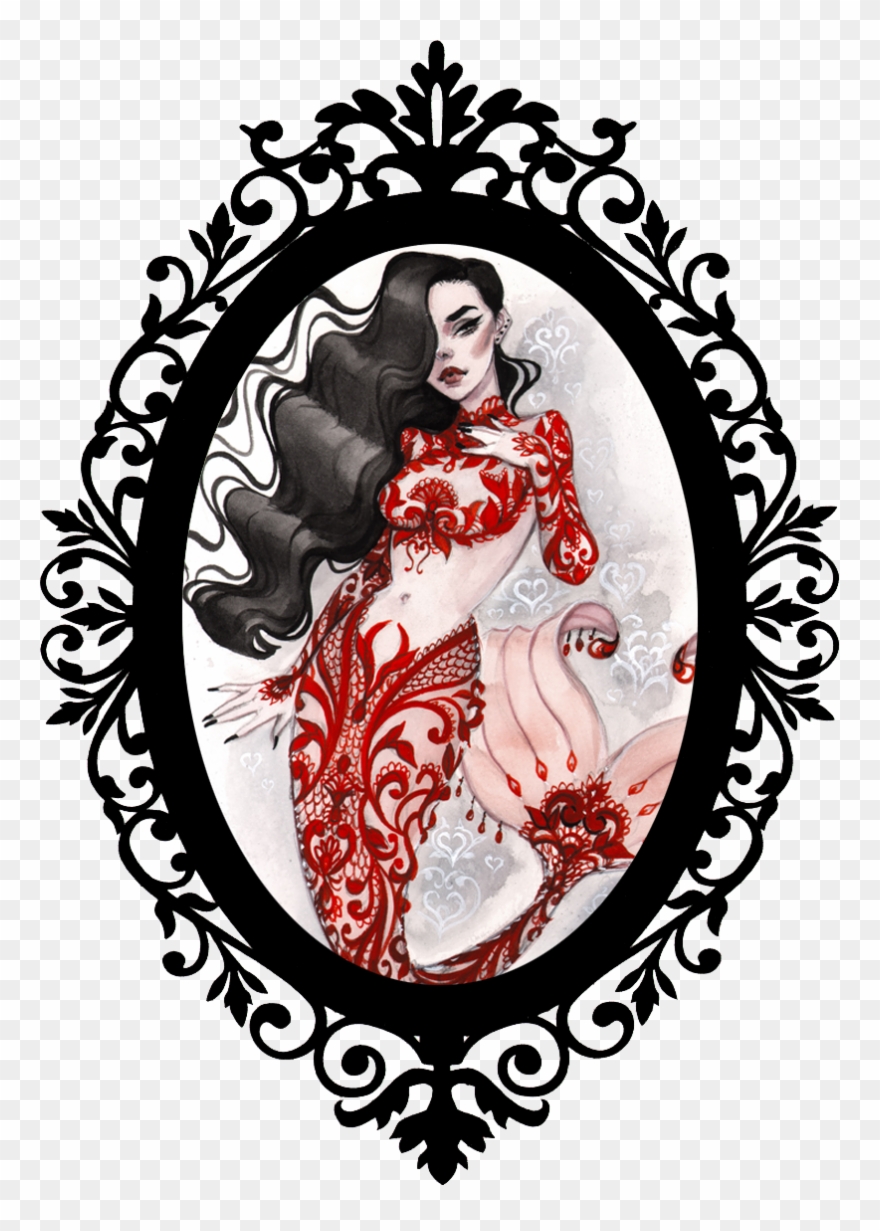 Vintage Mirror Frame Clip Art , Png Download Transparent Png