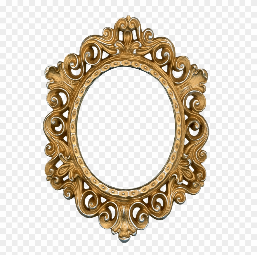 Mirror Clipart Gold Mirror - Png Download