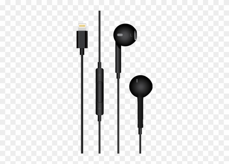 Mycandy In Ear Stereo Headphone With Lightning Connector Clipart