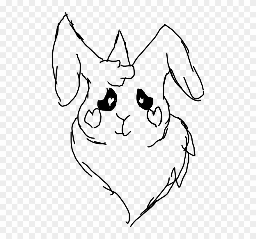 A Sketch Of Mocha Hearts By Sunnixx Mango Clipart