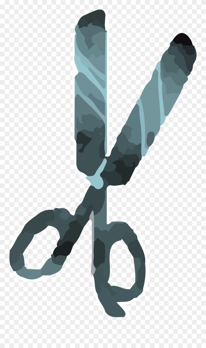 Scissors Watercolor Painting Transprent Png Free Download Clipart