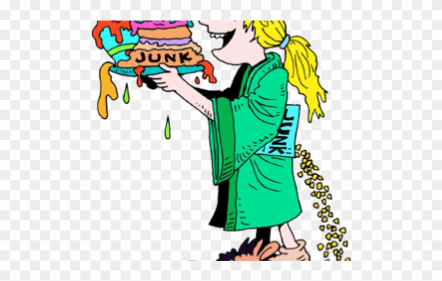 Junk Food Clipart Poor Diet - Png Download