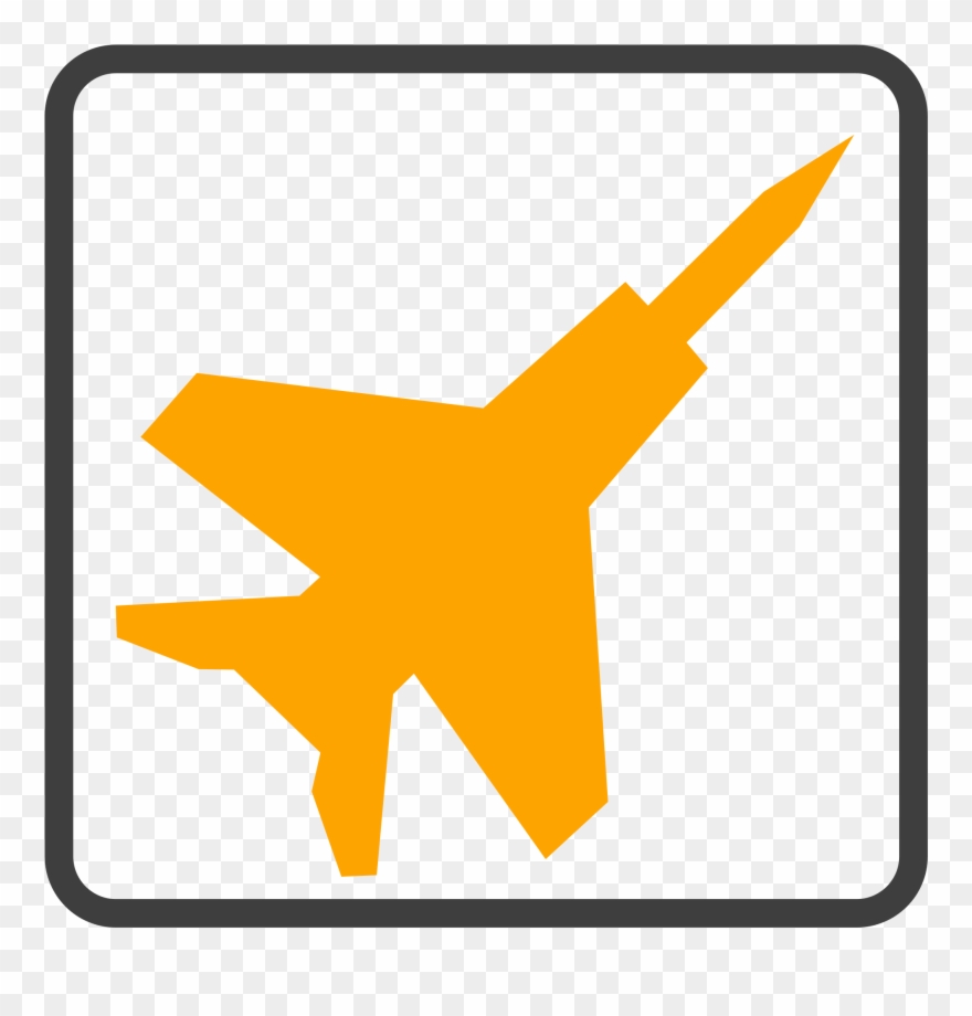 File Jet Orange Icon Clipart