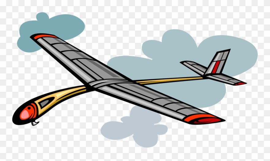 Glider Glides In Free Clipart