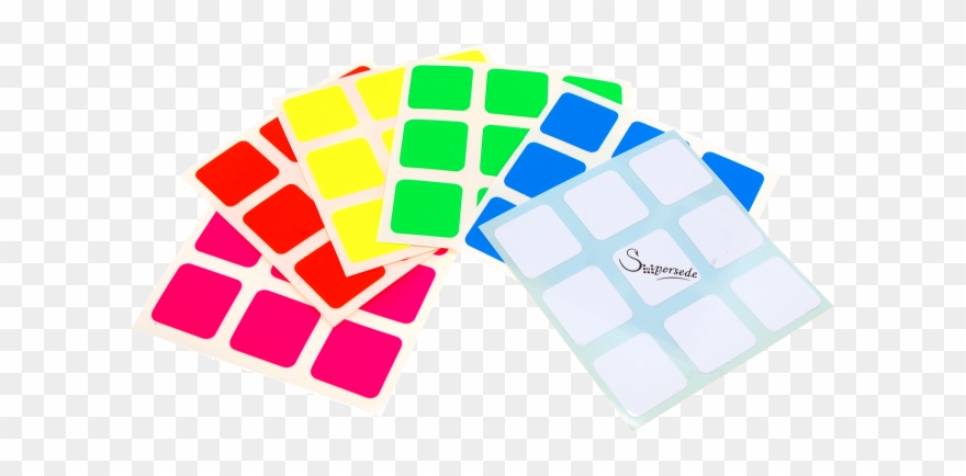 3x3x3 Super Full-bright Sticker Set Clipart