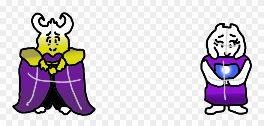Asgore And Toriel Clipart