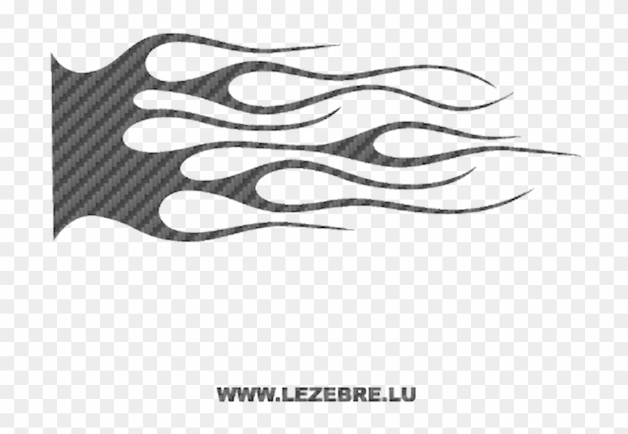 Flame Carbon Decal 73 Clipart