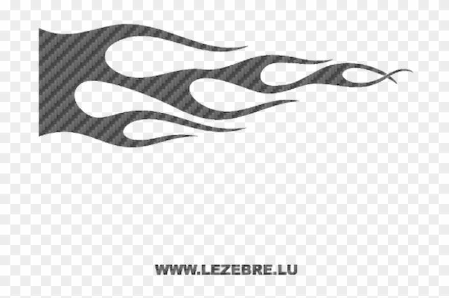 Flame Carbon Decal 143 Clipart