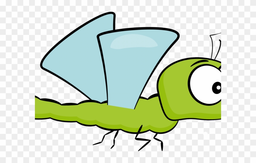 Cartoon Clipart Dragonfly - Png Download