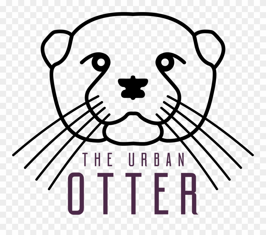 Image Of The Urban Otter Logo Clipart