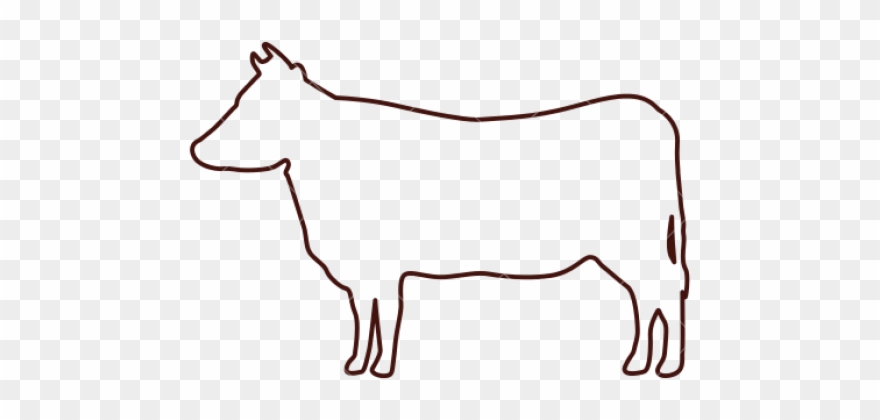 Beef Clipart Outline - Png Download