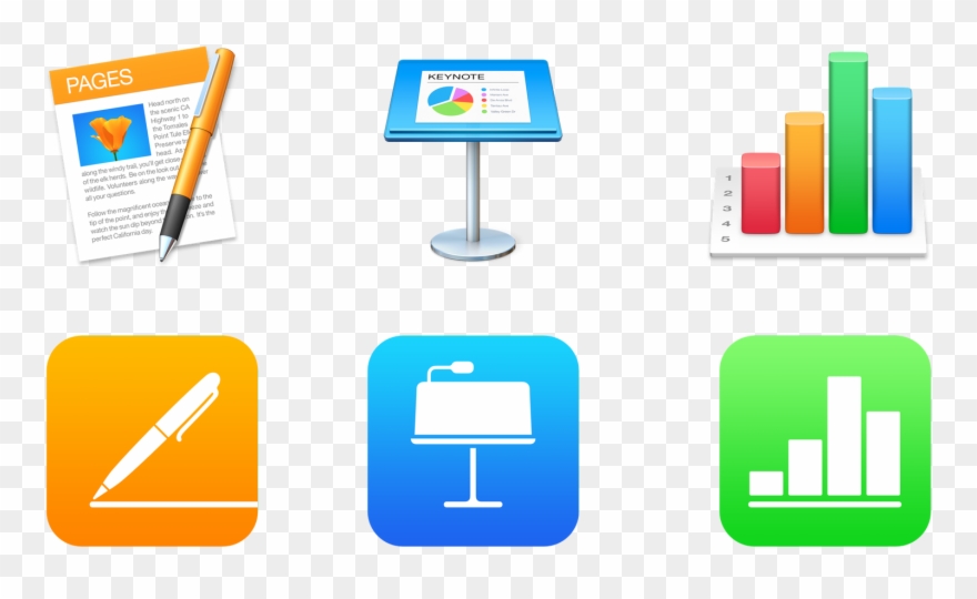 Apple Makes Its Iwork, Imovie & Garageband Productivity Clipart