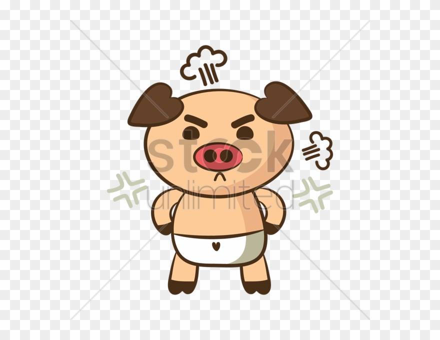 Pork Clipart Mad - Png Download