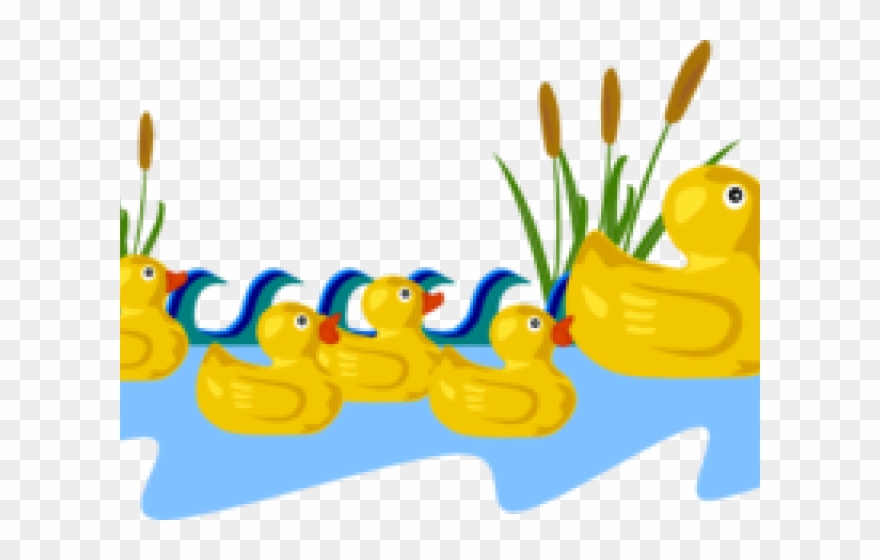 Duckling Clipart Mummy - Png Download